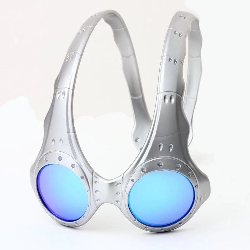 Unisex Over - The - Top Sunglasses. Ideal for outdoor cycling and sports. Fashionable retro - style metal - framed glasses. - Korvel