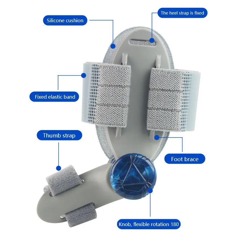 Bunion Corrector Unisex Foot Hallux Valgus Braces Rotatable Toe Separator Straightener Adjustable Pedicure Finger Toe Corrector - Korvel