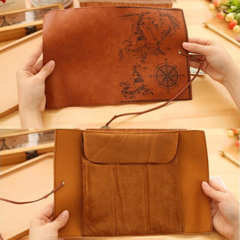 Bolsa de Lápiz de Cuero Retro Premium para una Organización Elegante