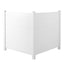 Premium Vinyl Privacy Fence Panels Kit - White