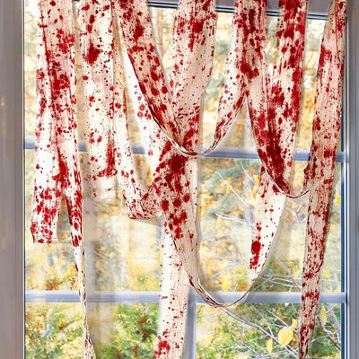 Halloween Bloody Cloth Strips for Spooky Decor
