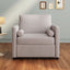 3 in 1 Convertible Sleeper Chair with Adjustable Backrest, Lounger Chair Turns Into Bed, Single Bed for Living Room, Linen, Tan - Korvel