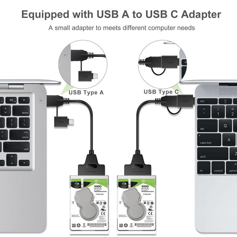 USB 3.0 C to SATA Easy Drive Adapter Cable - 50CM