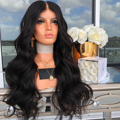 European And American Style New Wig Women's Mid-Section Long Curly Hair Fluffy Chemical Fiber Hair Lace Headgear - Korvel