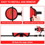 6 - piece set of 5.9 - inch lure wraps. Doubles as covers, gloves, hook protectors. Keeps anglers safe while fishing. - Korvel