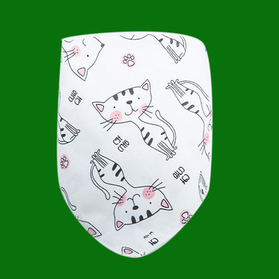 Baby Drooling Towel Baby Triangle Towel Double Layer According To The Buckle Newborn Children's Headscarf Bib Scarf - Korvel