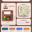 Mingke Mini Watercolor Paint Box with Notebook - 8 Colors