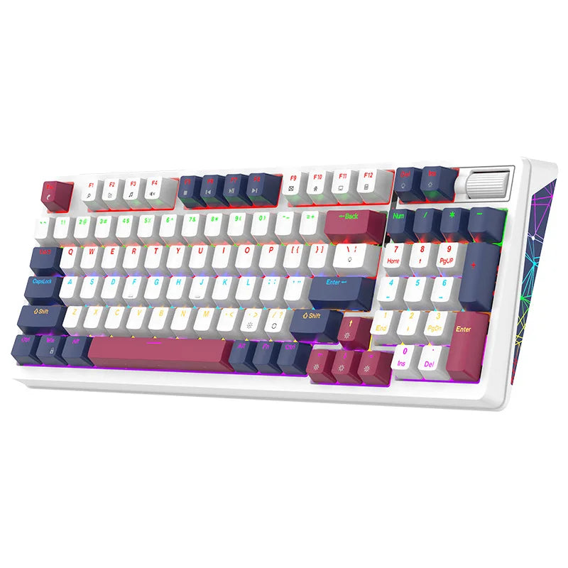 XUNFOX K85 Wired Mechanical Keyboard for Gaming and Office Use