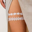 Sexy hot girl elastic band lace leg ring fashionable alloy ribbon tassel leg chain female - Korvel
