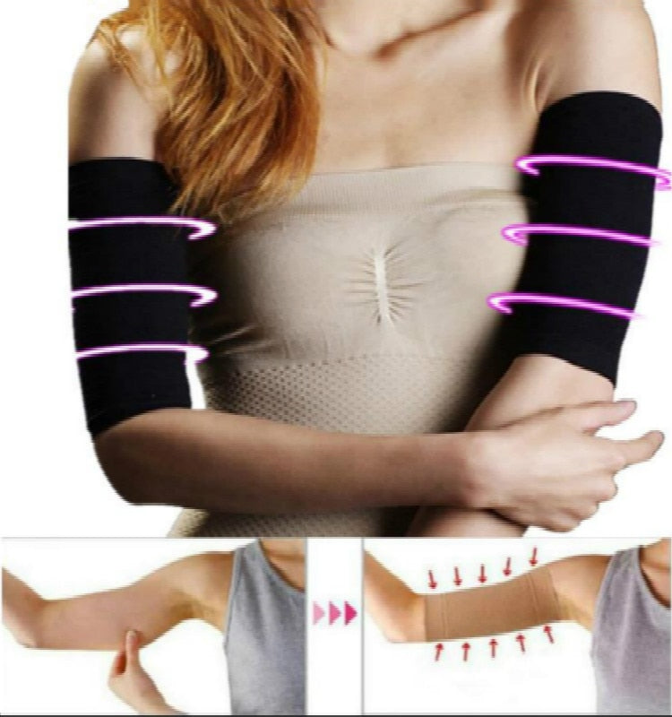 2Pcs Weight Loss Calories off Slim Slimming Arm Shaper Massager Sleeve Slimming Wraps Arm Weight Loss Fat Burning Face Lift Tool - Korvel
