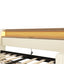Twin Size Daybed with Trundle, Upholstered Daybed with Charging Station and LED Lights, White - Korvel