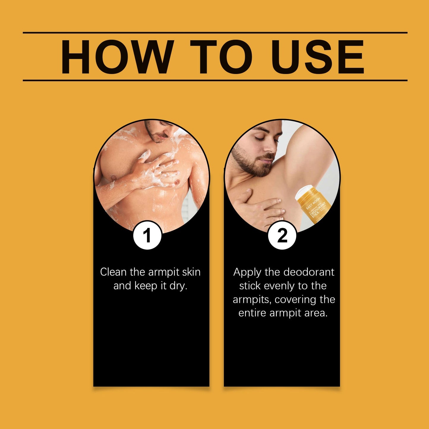 Underarm Fragrance Bar, Body Natural Fragrance To Clean Dry Skin Daily Portable Axillary Stick - Korvel