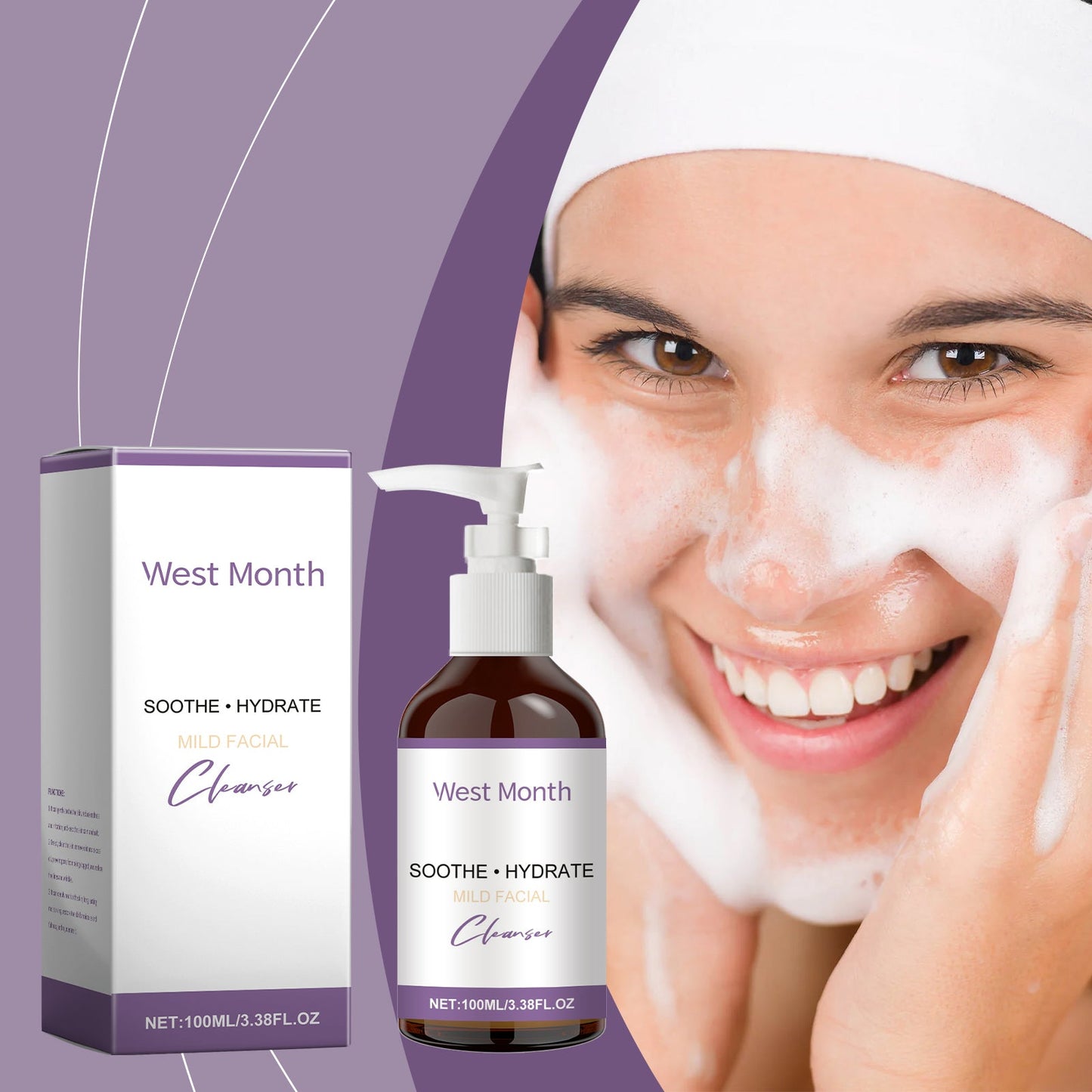 Moisturizing Cleanser Cleans Pores, Balances Oils, Refreshes And Nourishes Skin - Korvel