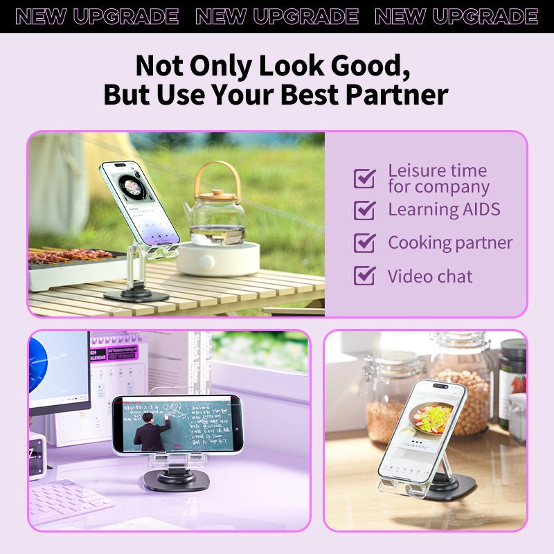 3D Support ModeDual-Arm Triaxial ACRYLIC Phone Holder - Korvel