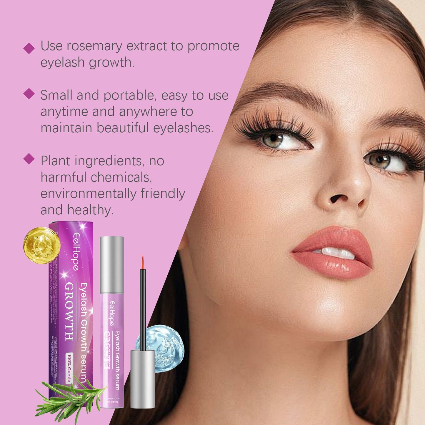 Nourishing Mascara for Naturally Curled, Smudge-Resistant Lashes