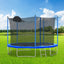 12FT Trampoline for Adults & Kids with Basketball Hoop, Outdoor Trampolines w/Ladder and Safety Enclosure Net for Kids and adult - Korvel