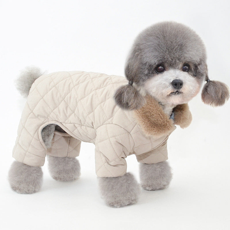 Winter New Pet Cotton Coat Dog Cotton Coat Dog Clothes Pet Clothes Dog Clothes Teddy Clothes - Korvel