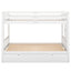 Cama litera con cama nido - Blanca