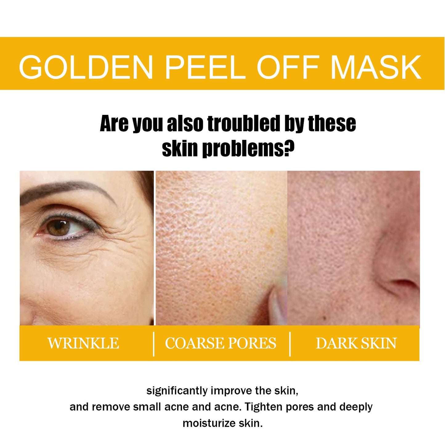 Golden Peel Off Mask for Radiant Skin