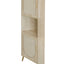 Corner cabinet ,Rattan door,Freestanding Corner Tables For Small Spaces, Corner Shelf Stand For Living Room, Kitchen, Bathroom - Korvel