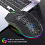 Souris de jeu sans fil RGB légère avec batterie rechargeable