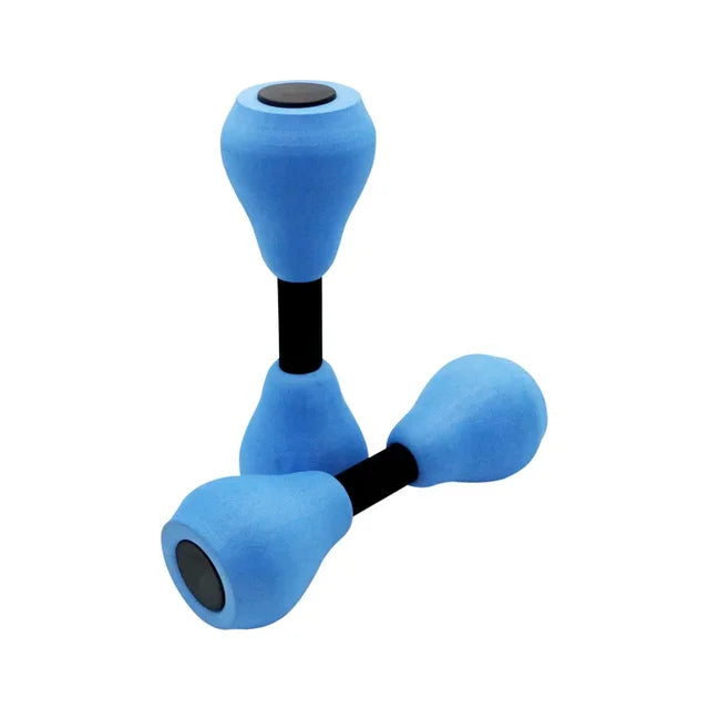 Water Dumbbells Aquatic Exercise Pool Fitness Equipment Blue Foam Water Aerobic Exercise Fitness Equipment - Korvel