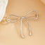 Broche Élégante en Forme de Nœud en Lave pour Femmes - Accessoire Polyvalent