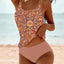 Digital Printed High Waist Tankini Swimsuit for Women