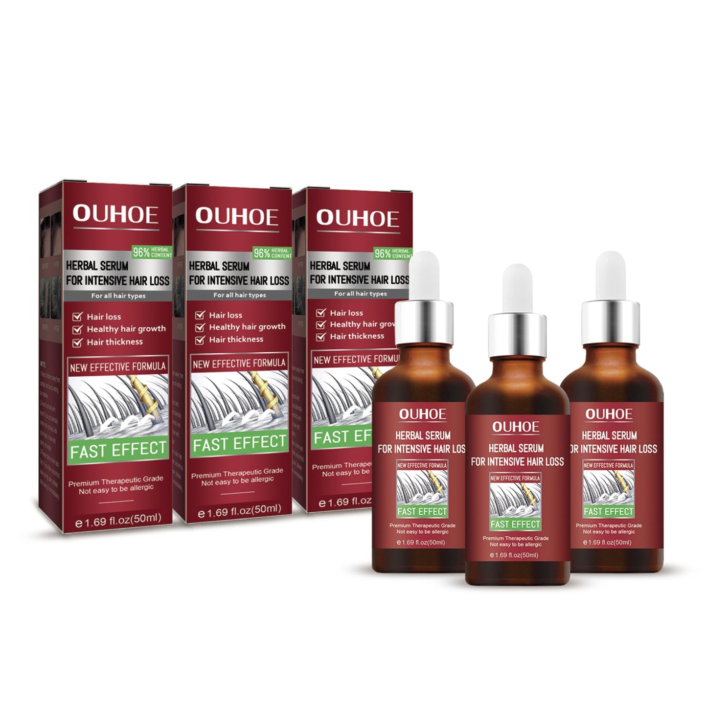 Essence Intensive pour Cheveux Nourris et Plus Forts