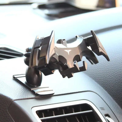 New Arrival Batman Gravity Buckle Type Car Phone Holders Air Outlet Navigation Support Frame Suitable For All 4-6.5 Inch Devices - Korvel