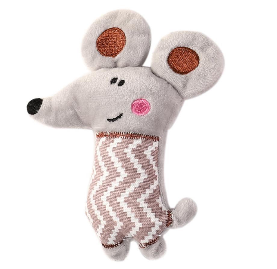 Pet Cartoon Plush Toy Dog Toy Cat Toy Catnip Toy Contains Catnip Plush Toy - Korvel