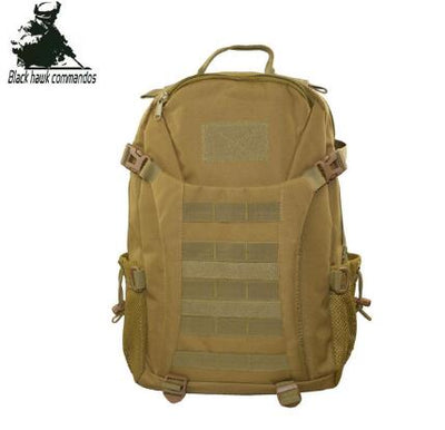 Black Hawk Commandos Military Backpack 35L Molle Rucksacks Sturdy Waterproof Lightweight camouflage workout bag - Korvel