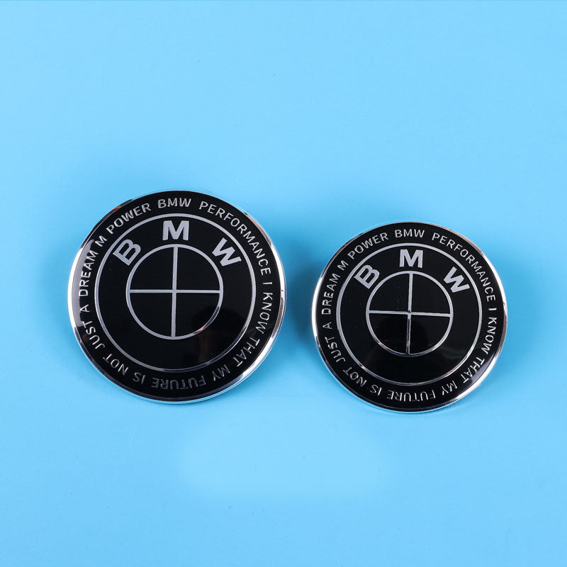 Suitable for BMW front and rear standard wheel hub covers 56/68mm 3 Series 5 Series X1X5X6M logo co branded center cover logo - Korvel