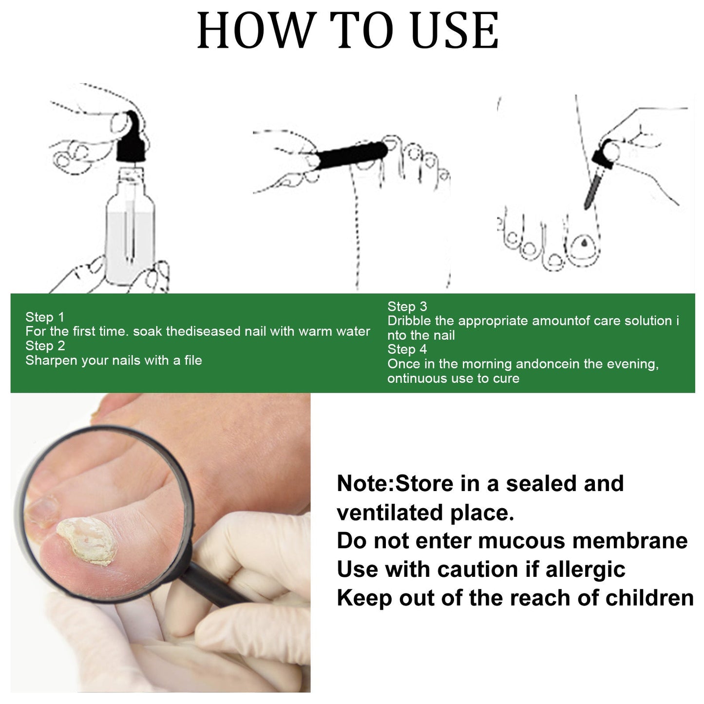 Nail Care Liquid Hand and Foot Nail Care Liquid Daily Cleaning Nail Brightness Soft Nail Moisturizing Nail - Korvel