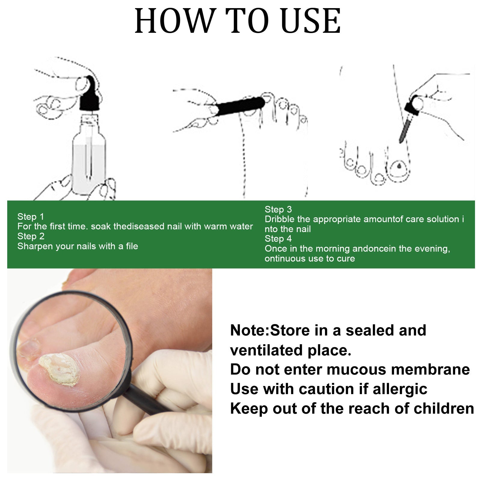 Nail Care Liquid Hand and Foot Nail Care Liquid Daily Cleaning Nail Brightness Soft Nail Moisturizing Nail - Korvel