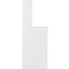 Makeup Vanity Desk With LED Lighted Mirror ,Dressing Table Set With 2 Large Drawers 10 LED Light ,White Color - Korvel