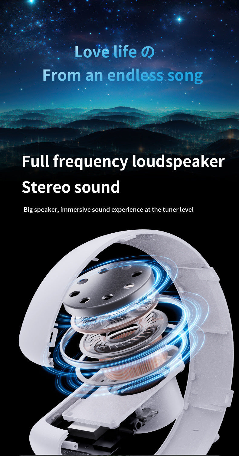 Bluetooth Speaker G63 Colorful Lights Clock Wireless Charging Multifunctional Bluetooth Speaker Colorful Atmosphere Alarm Clock - Korvel
