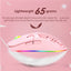 Charging hole the third mock examination Bluetooth wireless mouse lightweight mute cellular RGB light-emitting pink mouse - Korvel