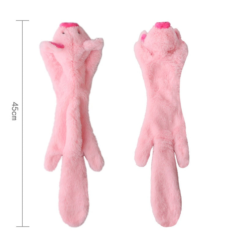 New Pet Plush Crocodile Pig Elephant Sound Paper Toy Dog Boredom-Relieving Durable Shell Toy - Korvel