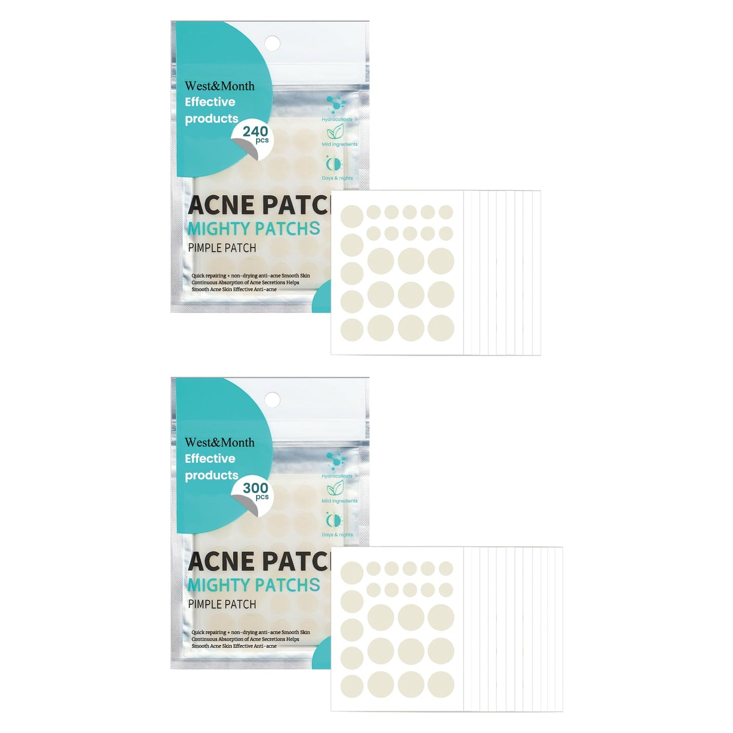 Acne Patch Repair Acne Patch Pore-Cleansing Invisible Breathable Concealer Waterproof Acne Patch - Korvel