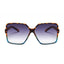 Higody Fashion Women Oversize Sunglasses Gradient Plastic Brand Designer Female Sun Glasses UV400 lentes - Korvel