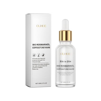 Rosemary Hair Care Essential Oil, Hydrating And Moisturizing Daily Gentle Hair Care Oil - Korvel