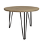 27.56'' Round Nesting Coffee Table Set of 2, Circular Nesting End Table Set  Sturdy Metal Base for Living Room, bedroom, Brown - Korvel