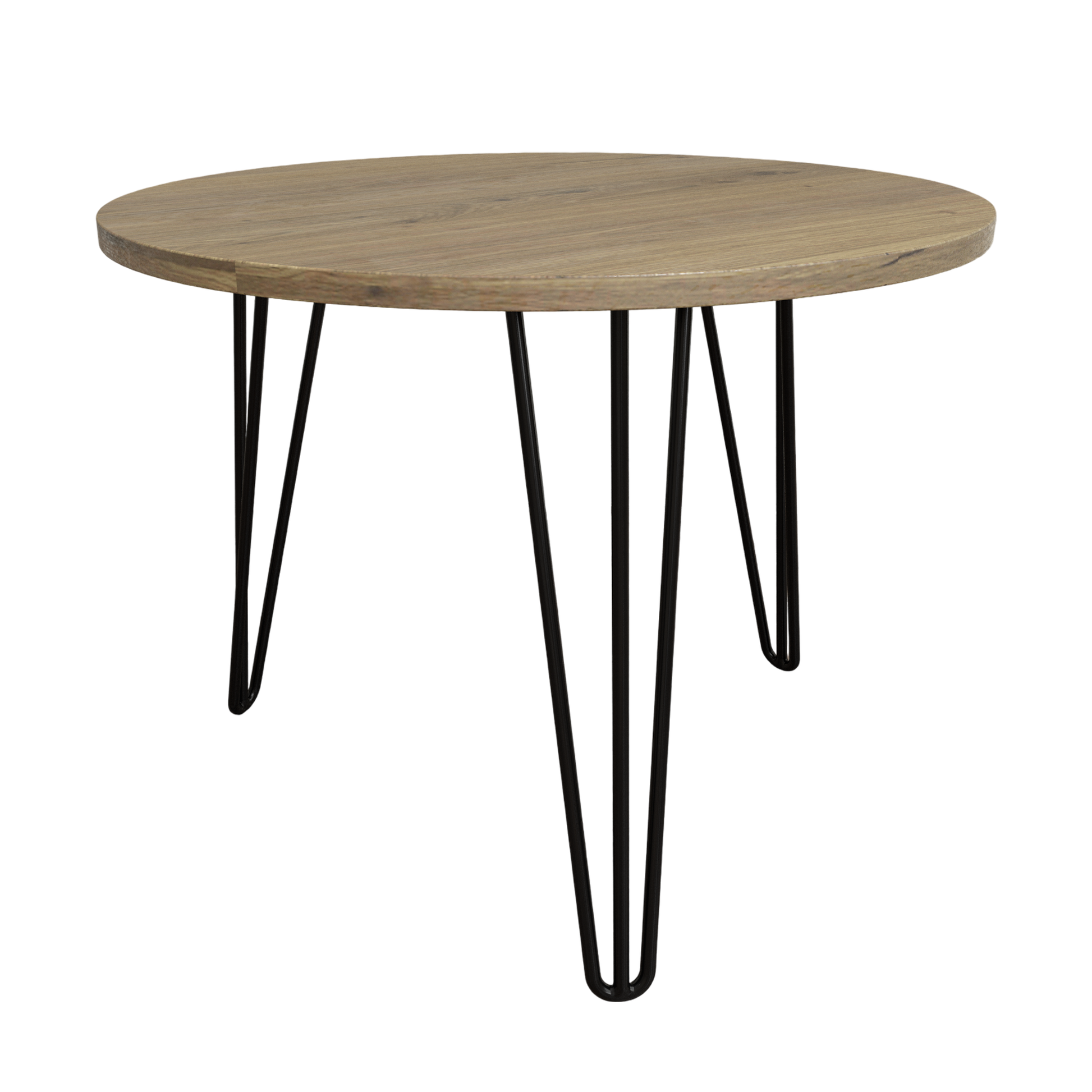 27.56'' Round Nesting Coffee Table Set of 2, Circular Nesting End Table Set  Sturdy Metal Base for Living Room, bedroom, Brown - Korvel