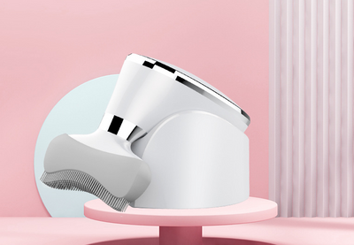 New neck beauty vibration massage neck line instrument, small iron lifting and tightening neck, facial color light introduction beauty instrument - Korvel