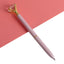 21Color Kawaii Ballpoint Pen Big Gem Metal Ball Pen With Large Diamond Blue And Black Magical Pen Fashion School Office Supplies - Korvel
