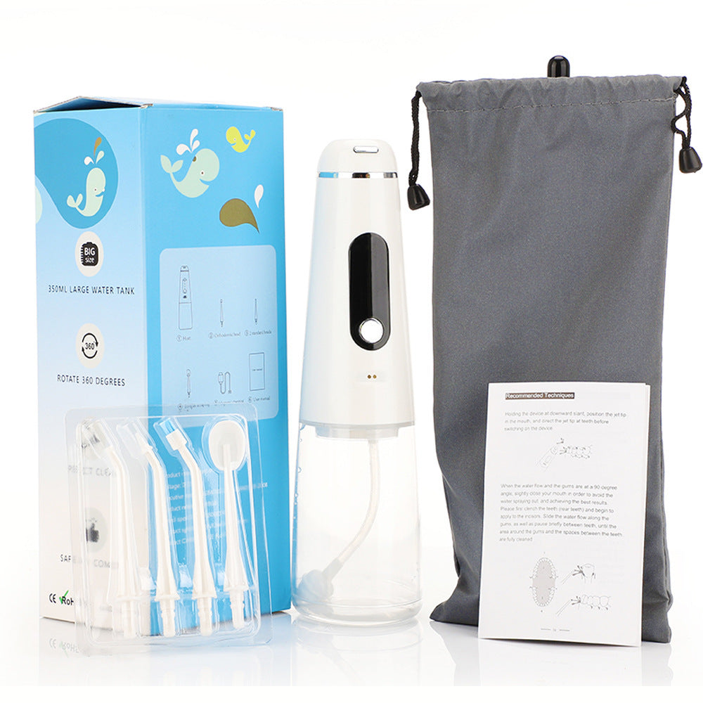 350ml Magnetic Suction Charging 4-Head Tooth Washing Machine Household Water Spray Tooth  Portable Cleaning Tooth Cleaning Machine - Korvel