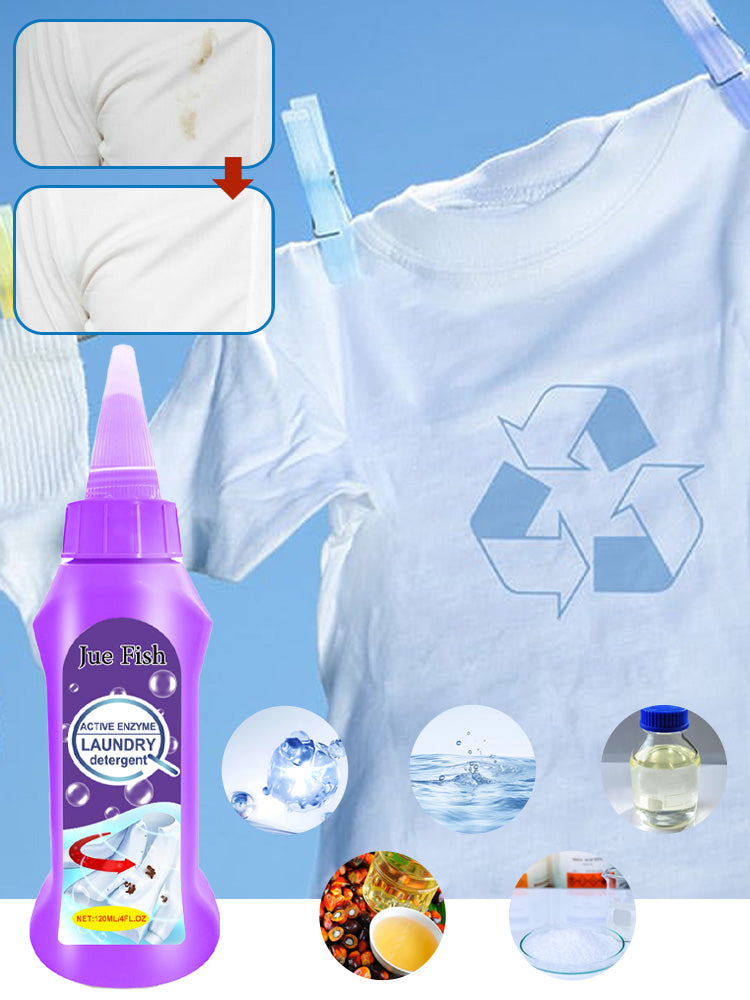Active Enzyme Laundry Cleaner, Deep Cleansing Clothing Removes Stubborn Stains Gently And Does Not Irritate - Korvel