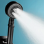 1pc High-Pressure Shower Head, Multi-Functional Hand Held Sprinkler With 5 Modes, 360°Adjustable Detachable Hydro Jet Shower Hea - Korvel