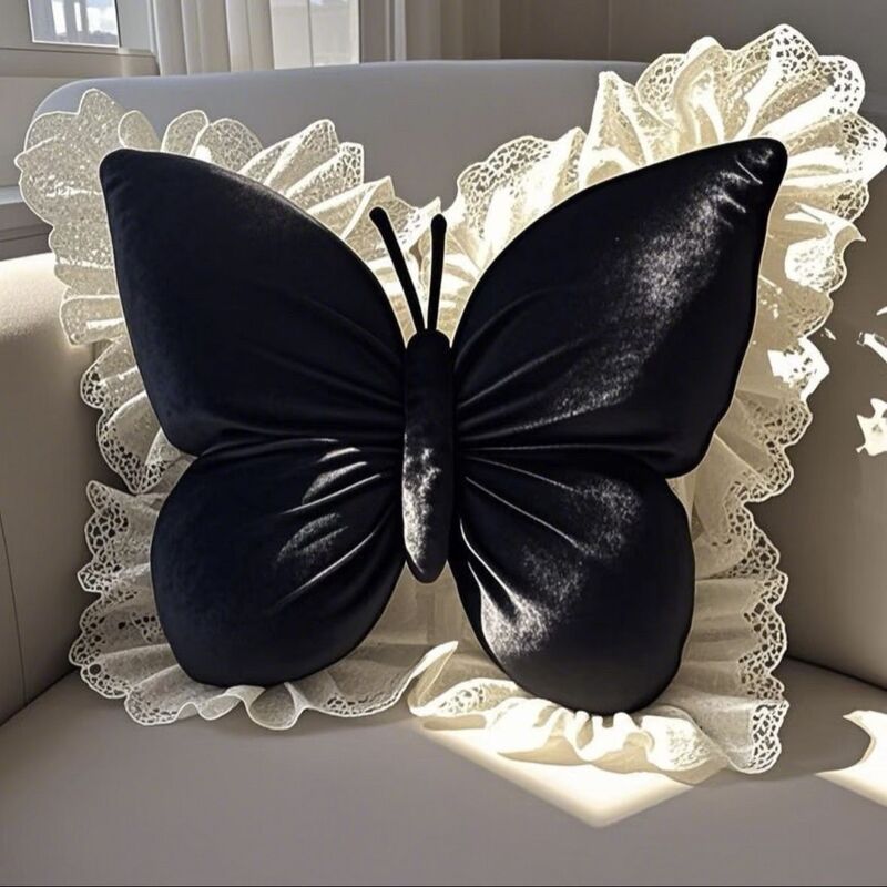 Butterfly Princess Bow Pillow - Elegant Home Decor